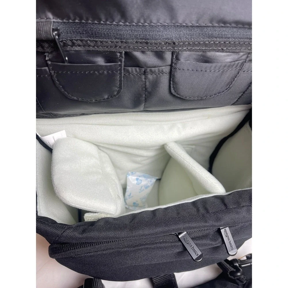 Amazon Basics Large DSLR Camera Gadget Bag Black Nylon‎ Padded Shoulder Strap